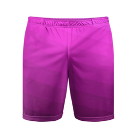 Мужские шорты спортивные с принтом Розовый неоновый полосатый узор Pink neon в Петрозаводске,  |  | neon | pink | stripes | неоновый | полосатый | полосатый узор | розовый