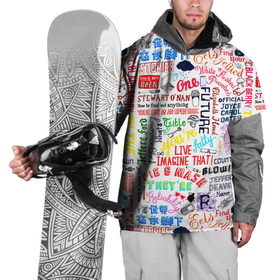 Накидка на куртку 3D с принтом OUR FUTURE в Кировске, 100% полиэстер |  | Тематика изображения на принте: alphabet | english | letters | quotes | words | английский язык | буквы | слова | цитаты