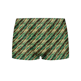 Мужские трусы 3D с принтом Абстрактный узор камуфляжной расцветки в Петрозаводске, 50% хлопок, 50% полиэстер | классическая посадка, на поясе мягкая тканевая резинка | abstract | beige | black | camouflage | diagonal | green | hakki | lines | military | pattern | striped | stripes | swamp | абстрактный | бежевый | болотный | военный | диагональ | зеленый | камуфляжный | линии | маскировочный | полосатый | полосы
