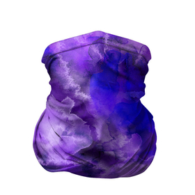 Бандана-труба 3D с принтом Космический хаос в Тюмени, 100% полиэстер, ткань с особыми свойствами — Activecool | плотность 150‒180 г/м2; хорошо тянется, но сохраняет форму | клякса | космос | краска | облака | хаос