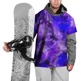 Накидка на куртку 3D с принтом Космический хаос в Тюмени, 100% полиэстер |  | Тематика изображения на принте: клякса | космос | краска | облака | хаос