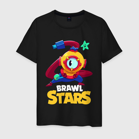 Мужская футболка хлопок с принтом Brawl Stars Otis Отис , 100% хлопок | прямой крой, круглый вырез горловины, длина до линии бедер, слегка спущенное плечо. | brawl stars | faraotis | otis | otis brawl stars | бравл старс | отис | отис бравл старс | фараотис
