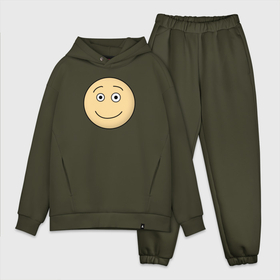 Мужской костюм хлопок OVERSIZE с принтом улыбающийся смайлик из Дурак Онлайн в Тюмени,  |  | Тематика изображения на принте: игры | колобок | смайлик | эмодзи