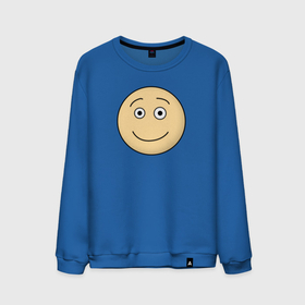 Мужской свитшот хлопок с принтом улыбающийся смайлик из Дурак Онлайн в Курске, 100% хлопок |  | Тематика изображения на принте: игры | колобок | смайлик | эмодзи