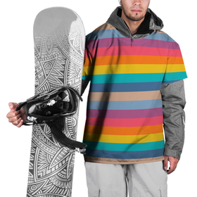 Накидка на куртку 3D с принтом Яркая Радуга   Живи Ярче , 100% полиэстер |  | color | rainbow | полосы | радуга | цветные полосы