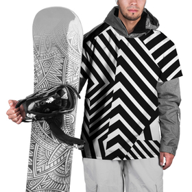 Накидка на куртку 3D с принтом Минималистический геометрический паттерн в Новосибирске, 100% полиэстер |  | abstraction | fashion | geometry | minimalism | pattern | абстракция | геометрия | минимализм | мода | паттерн
