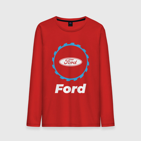 Мужской лонгслив хлопок с принтом Ford в стиле Top Gear в Кировске, 100% хлопок |  | Тематика изображения на принте: 