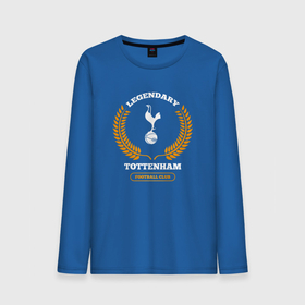 Мужской лонгслив хлопок с принтом Лого Tottenham и надпись Legendary Football Club в Петрозаводске, 100% хлопок |  | 