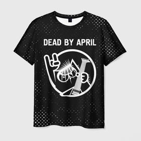 Мужская футболка 3D с принтом Dead by April   КОТ   Гранж в Петрозаводске, 100% полиэфир | прямой крой, круглый вырез горловины, длина до линии бедер | april | band | dead | dead by april | metal | rock | бай | гранж | группа | дэд | кот | рок | эйприл