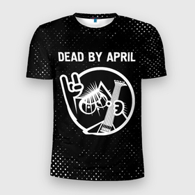 Мужская футболка 3D Slim с принтом Dead by April   КОТ   Гранж , 100% полиэстер с улучшенными характеристиками | приталенный силуэт, круглая горловина, широкие плечи, сужается к линии бедра | april | band | dead | dead by april | metal | rock | бай | гранж | группа | дэд | кот | рок | эйприл