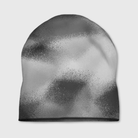 Шапка 3D с принтом В серых тонах абстрактный узор gray abstract pattern в Санкт-Петербурге, 100% полиэстер | универсальный размер, печать по всей поверхности изделия | abstract pattern | gray | spots | абстрактный узор | пятна | серый | серый узор