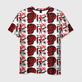 Мужская футболка 3D с принтом BESSIE SMITH , 100% полиэфир | прямой крой, круглый вырез горловины, длина до линии бедер | art | artistic | black | color | modernism | pattern | red | surrealism | vintage | white | белый | винтажный | искусство | красный | модернизм | сюрреализм | узор | художественный | цветной | черный