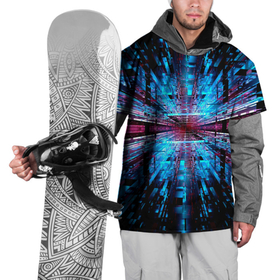 Накидка на куртку 3D с принтом THE INFINITY TUNNEL в Курске, 100% полиэстер |  | black | blue | color | geometric | illusion | modernism | pattern | surrealism | геометрический | иллюзия | модернизм | синий | сюрреализм | узор | цветной | черный