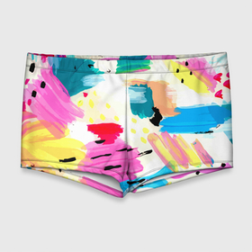 Мужские купальные плавки 3D с принтом Всплески красок   Лето в Белгороде, Полиэстер 85%, Спандекс 15% |  | abstraction | fashion | impression | paint | summer | абстракция | импрессия | краска | лето | мода