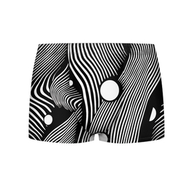 Мужские трусы 3D с принтом Geometric vanguard composition   Fashion trend в Белгороде, 50% хлопок, 50% полиэстер | классическая посадка, на поясе мягкая тканевая резинка | abstraction | circle | composition | fashion | geometry | vanguard | абстракция | авангард | геометрия | композиция | круг | мода