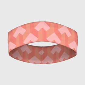 Повязка на голову 3D с принтом Геометрический узор розового цвета geometric pink color в Екатеринбурге,  |  | geometric | geometric pattern | pink color | геометрическая графика | геометрический | геометрический рисунок | розовый цвет | узор геометрический