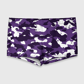 Мужские купальные плавки 3D с принтом Amethyst Purple | Аметист в Тюмени, Полиэстер 85%, Спандекс 15% |  | белый | камуфляж | прогулка | спорт | узор | фиолетовый