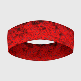 Повязка на голову 3D с принтом Абстрактный узор мраморный красно синий в Новосибирске,  |  | marble | red and blue | абстрактный узор | красный мрамор | мраморный узор | текстура камня