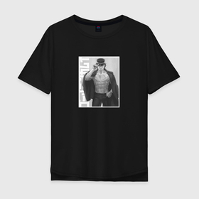 Мужская футболка хлопок Oversize с принтом Саити art | Золотое божество в Екатеринбурге, 100% хлопок | свободный крой, круглый ворот, “спинка” длиннее передней части | 