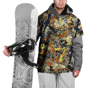 Накидка на куртку 3D с принтом Авангардный экспрессивный паттерн   Fashion trend в Кировске, 100% полиэстер |  | abstraction | expression | fashion | pattern | vanguard | абстракция | авангард | мода | паттерн | экспрессия