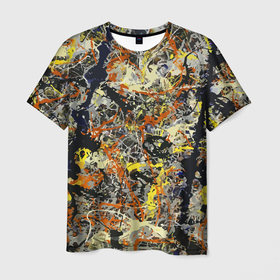 Мужская футболка 3D с принтом Авангардный экспрессивный паттерн   Fashion trend в Курске, 100% полиэфир | прямой крой, круглый вырез горловины, длина до линии бедер | abstraction | expression | fashion | pattern | vanguard | абстракция | авангард | мода | паттерн | экспрессия
