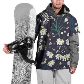 Накидка на куртку 3D с принтом Ромашка Полевая Цветочная , 100% полиэстер |  | flowers | summer | букет | лето | природа | растение | ромашки | флора | цветы
