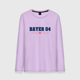 Мужской лонгслив хлопок с принтом Bayer 04 FC Classic в Курске, 100% хлопок |  | Тематика изображения на принте: 