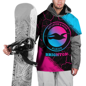 Накидка на куртку 3D с принтом Brighton Neon Gradient в Екатеринбурге, 100% полиэстер |  | brighton | club | football | logo | брайтон | градиент | клуб | краска | лого | мяч | неон | символ | спорт | футбол | футболист | футболисты | футбольный