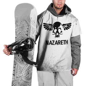 Накидка на куртку 3D с принтом Nazareth Glitch на светлом фоне в Екатеринбурге, 100% полиэстер |  | Тематика изображения на принте: band | glitch | metal | nazareth | rock | группа | краска | краски | метал | назарет | рок | хард