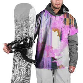 Накидка на куртку 3D с принтом Glitch art   Fashion trend в Екатеринбурге, 100% полиэстер |  | abstraction | art | fashion | glitch | абстракция | глитч | искусство | мода