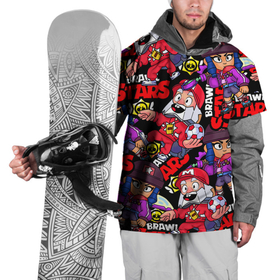 Накидка на куртку 3D с принтом Brawl Stars   микс в Тюмени, 100% полиэстер |  | Тематика изображения на принте: brawl stars | game | бравел старс | игры | персонажи