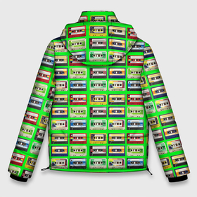 Мужская зимняя куртка 3D с принтом VINTAGE AUDIO CASSETTES в Екатеринбурге, верх — 100% полиэстер; подкладка — 100% полиэстер; утеплитель — 100% полиэстер | длина ниже бедра, свободный силуэт Оверсайз. Есть воротник-стойка, отстегивающийся капюшон и ветрозащитная планка. 

Боковые карманы с листочкой на кнопках и внутренний карман на молнии. | 80 е | 80s | 90 е | 90s | mixed tape | music | nostalgia | old | recording | sound | stereo | аудиокассета | винтаж | запись | звук | классические | микшированная лента | музыка | ностальгия | ретро | старые | стерео