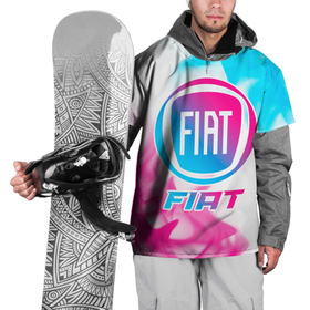Накидка на куртку 3D с принтом Fiat Neon Gradient в Петрозаводске, 100% полиэстер |  | Тематика изображения на принте: auto | brand | fiat | logo | symbol | авто | бренд | градиент | лого | неон | огонь | пламя | символ | фиат