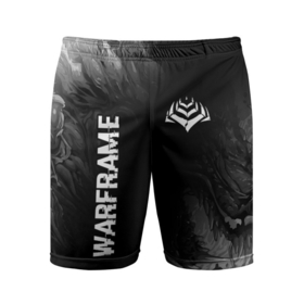Мужские шорты спортивные с принтом Warframe Glitch на темном фоне   FS в Белгороде,  |  | glitch | hyperbeast | logo | warframe | варфрейм | игра | игры | лого | логотип | символ
