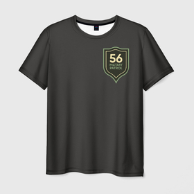 Мужская футболка 3D с принтом Военный патруль в Екатеринбурге, 100% полиэфир | прямой крой, круглый вырез горловины, длина до линии бедер | us army | usa | америка | армия | военный | воин | милитари | офицер | патруль | солдат | сша | хаки | эмблема