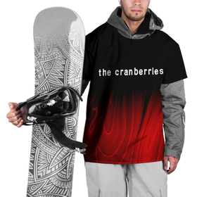 Накидка на куртку 3D с принтом The Cranberries Red Plasma в Санкт-Петербурге, 100% полиэстер |  | 