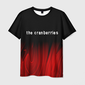 Мужская футболка 3D с принтом The Cranberries Red Plasma в Санкт-Петербурге, 100% полиэфир | прямой крой, круглый вырез горловины, длина до линии бедер | 