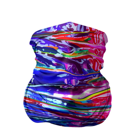 Бандана-труба 3D с принтом Красочный авангардный паттерн   Fashion trend в Курске, 100% полиэстер, ткань с особыми свойствами — Activecool | плотность 150‒180 г/м2; хорошо тянется, но сохраняет форму | abstraction | color | fashion | neon | pattern | абстракция | мода | неон | паттерн | цвет