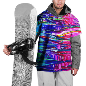 Накидка на куртку 3D с принтом Красочный авангардный паттерн   Fashion trend в Кировске, 100% полиэстер |  | abstraction | color | fashion | neon | pattern | абстракция | мода | неон | паттерн | цвет