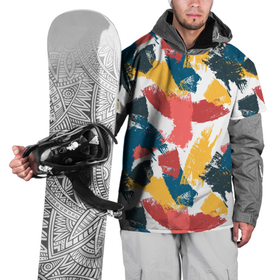Накидка на куртку 3D с принтом Мазки краской | Паттерн в Тюмени, 100% полиэстер |  | Тематика изображения на принте: graffiti | street art | граффити | стрит арт | хипстер