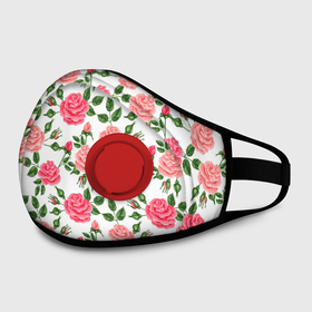 Маска из неопрена с принтом SOFT PINK ROSES в Курске, неопрен 100% | Форма огибающая нос. Резинки для ушей с дополнительной резинкой на затылке. Клапан для выдоха для активного дыхания при занятиях спортом. Эластичный материал маски и окантовки для лучшего растяжения и прилегания маски.  | beautiful | floral | love | pattern | pink | roses | watercolor | акварель | красивый | любовь | розовый | розы | узор | цветочный