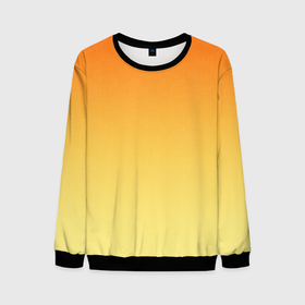 Мужской свитшот 3D с принтом Оранжевый, желтый градиент в Екатеринбурге, 100% полиэстер с мягким внутренним слоем | круглый вырез горловины, мягкая резинка на манжетах и поясе, свободная посадка по фигуре | bright | gradient | lemo | minimalism | ombre | orange | orange and yellow | simple | summer | sunny | two tone | yellow | апельсиновый | градиент | двухцветный | желтый | летний | лимонный | минимализм | омбре | оранжевый | оранжевый и желтый