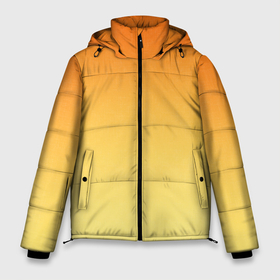 Мужская зимняя куртка 3D с принтом Оранжевый, желтый градиент в Петрозаводске, верх — 100% полиэстер; подкладка — 100% полиэстер; утеплитель — 100% полиэстер | длина ниже бедра, свободный силуэт Оверсайз. Есть воротник-стойка, отстегивающийся капюшон и ветрозащитная планка. 

Боковые карманы с листочкой на кнопках и внутренний карман на молнии. | bright | gradient | lemo | minimalism | ombre | orange | orange and yellow | simple | summer | sunny | two tone | yellow | апельсиновый | градиент | двухцветный | желтый | летний | лимонный | минимализм | омбре | оранжевый | оранжевый и желтый