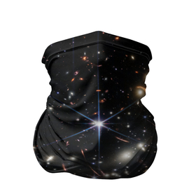 Бандана-труба 3D с принтом Новое изображение ранней вселенной от Джеймса Уэбба в Кировске, 100% полиэстер, ткань с особыми свойствами — Activecool | плотность 150‒180 г/м2; хорошо тянется, но сохраняет форму | Тематика изображения на принте: james webb telescope | nasa | space | universe | вселенная | галактика | зведы | звездное небо | звезды в космосе | изображение ранней вселенной | космос | наса | телескоп джеймс уэбб | фото вселенная | фото космос