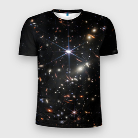 Мужская футболка 3D Slim с принтом Новое изображение ранней вселенной от Джеймса Уэбба в Новосибирске, 100% полиэстер с улучшенными характеристиками | приталенный силуэт, круглая горловина, широкие плечи, сужается к линии бедра | Тематика изображения на принте: james webb telescope | nasa | space | universe | вселенная | галактика | зведы | звездное небо | звезды в космосе | изображение ранней вселенной | космос | наса | телескоп джеймс уэбб | фото вселенная | фото космос