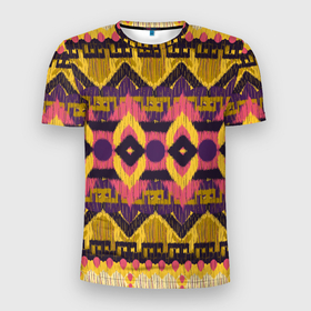 Мужская футболка 3D Slim с принтом Африканский узор орнамент из шерсти | Africa Wool Pattern в Белгороде, 100% полиэстер с улучшенными характеристиками | приталенный силуэт, круглая горловина, широкие плечи, сужается к линии бедра | Тематика изображения на принте: afrika | colorful | ethnic | etnic | ornament | абакофо мму ман | адире | аквете | африка | бамилеке ндоп | вул | емаа да | много цветов | орнамент | паттерн | племена | племенной узор | племя | сика футуро | узор племени