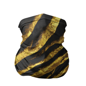 Бандана-труба 3D с принтом Золотая Чешуя Дракона , 100% полиэстер, ткань с особыми свойствами — Activecool | плотность 150‒180 г/м2; хорошо тянется, но сохраняет форму | dragon | gold | scales | дракон | золото | чешуя