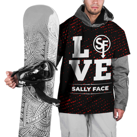 Накидка на куртку 3D с принтом Sally Face Love Классика , 100% полиэстер |  | 
