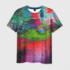 Мужская футболка 3D с принтом Pointillism   Art   Fashion trend в Курске, 100% полиэфир | прямой крой, круглый вырез горловины, длина до линии бедер | abstraction | art | color | fashion | pointillism | абстракция | искусство | мода | пуантилизм | цвет