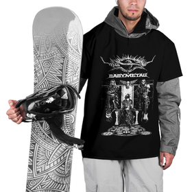 Накидка на куртку 3D с принтом BABYMETAL  Throne в Белгороде, 100% полиэстер |  | babymetal | heavy | japan | kawaii | metal | moametal | su metal | yuimetal | бэбимэтал | каваий | кикути | металл | мидзуно | моа | накамото | судзука | тяжёлый | хеви метал | юи | япония